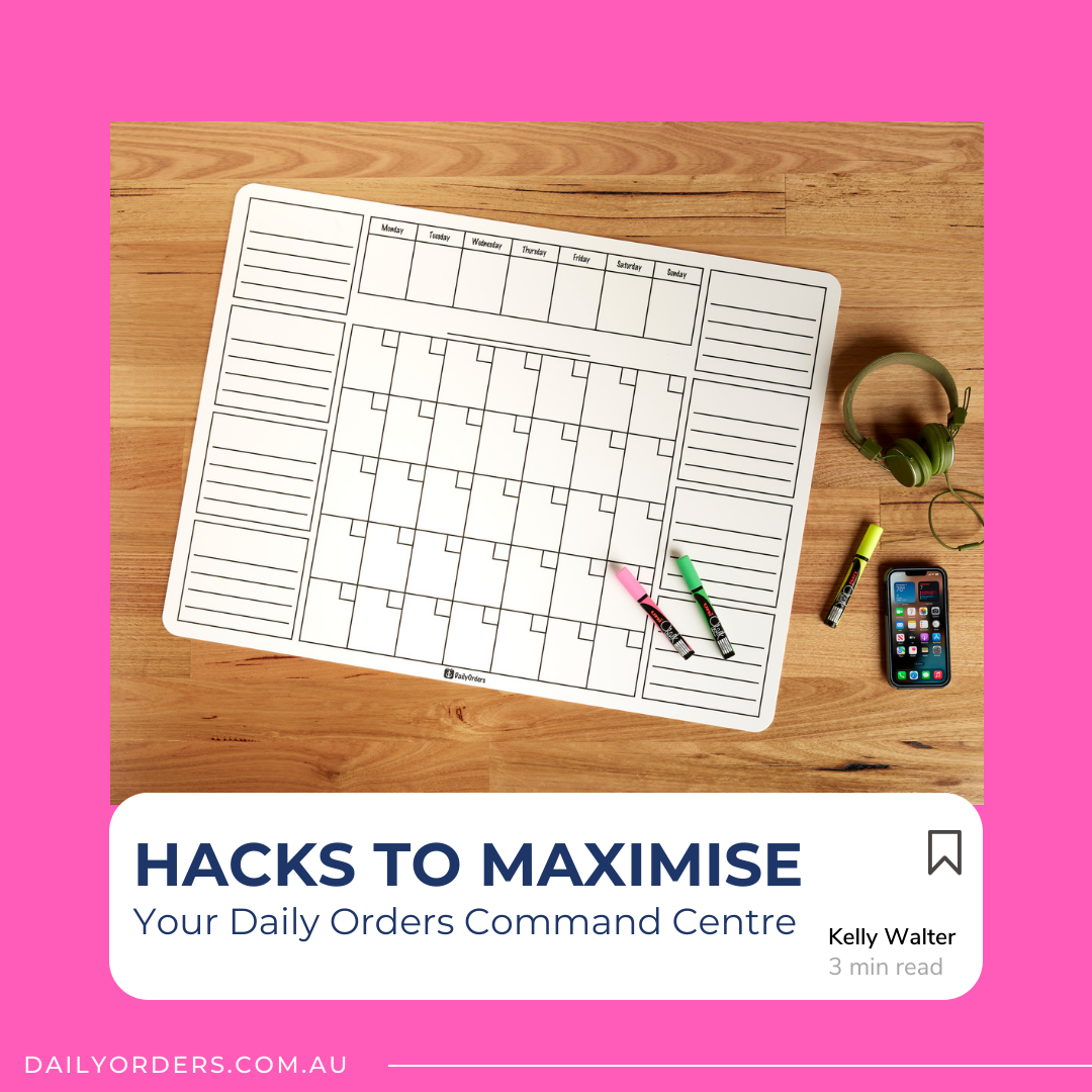 Hacks to Maximise Your Daily Orders Command Centre!