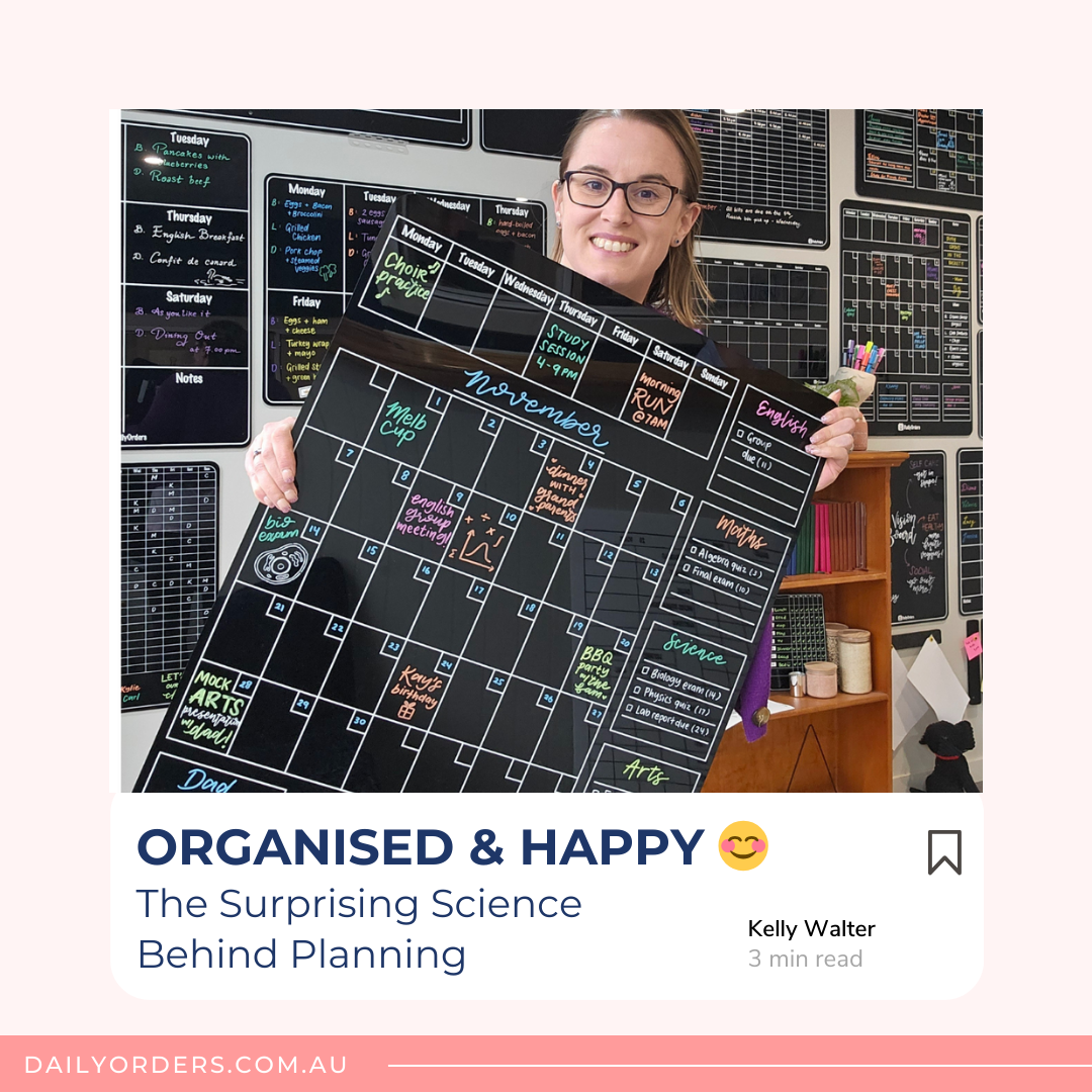 Organised and Happy: The Surprising Science Behind Planning