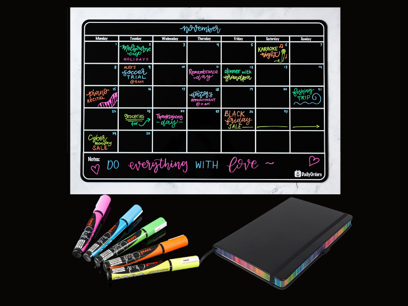 Boost Marks & Reduce Stress With A Weekly Wall Planner for Kids