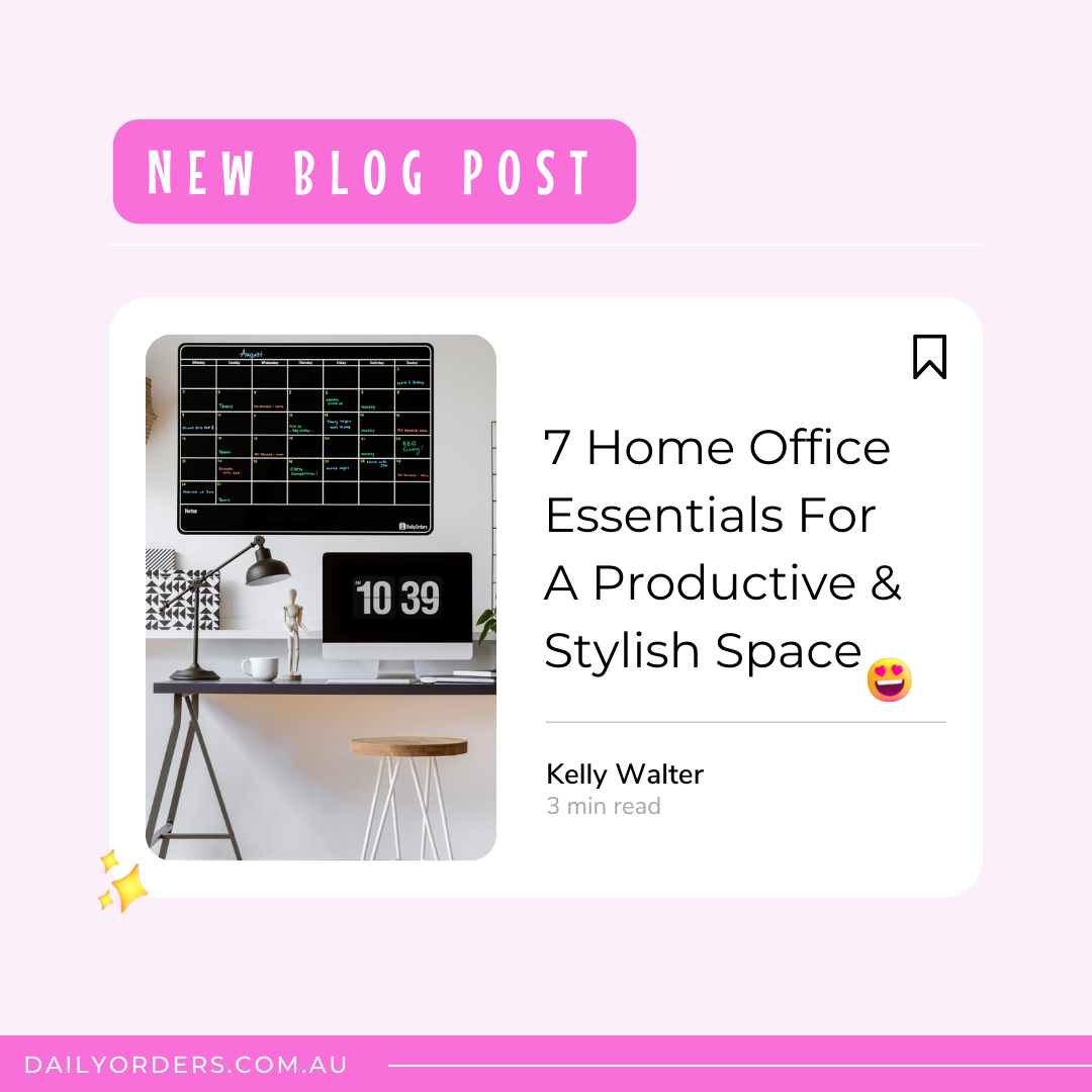 7 Home Office Essentials For A Productive And Stylish Space