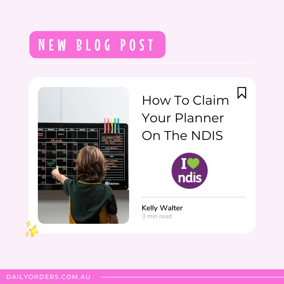 Claim A Wall Planner On The NDIS