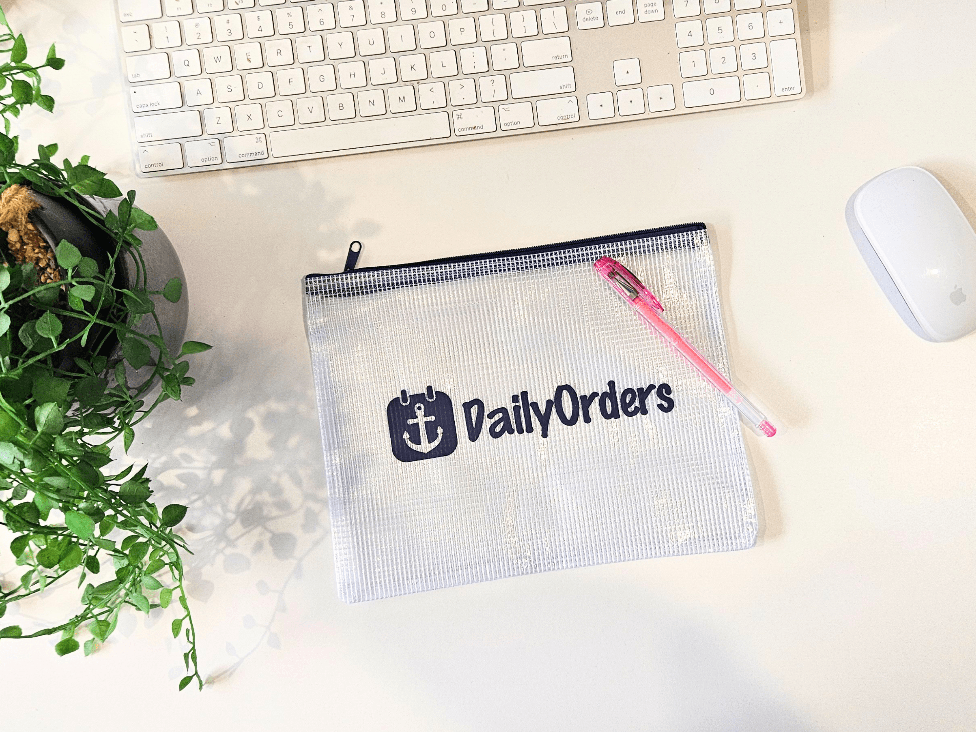Daily Orders Pencil Case - Zip up with Daily Orders Logo