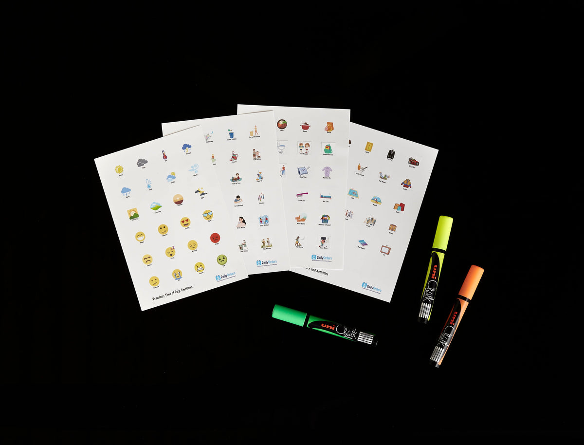 Daily Orders Static Cling Stickers Small Static Cling Routine Stickers Pack