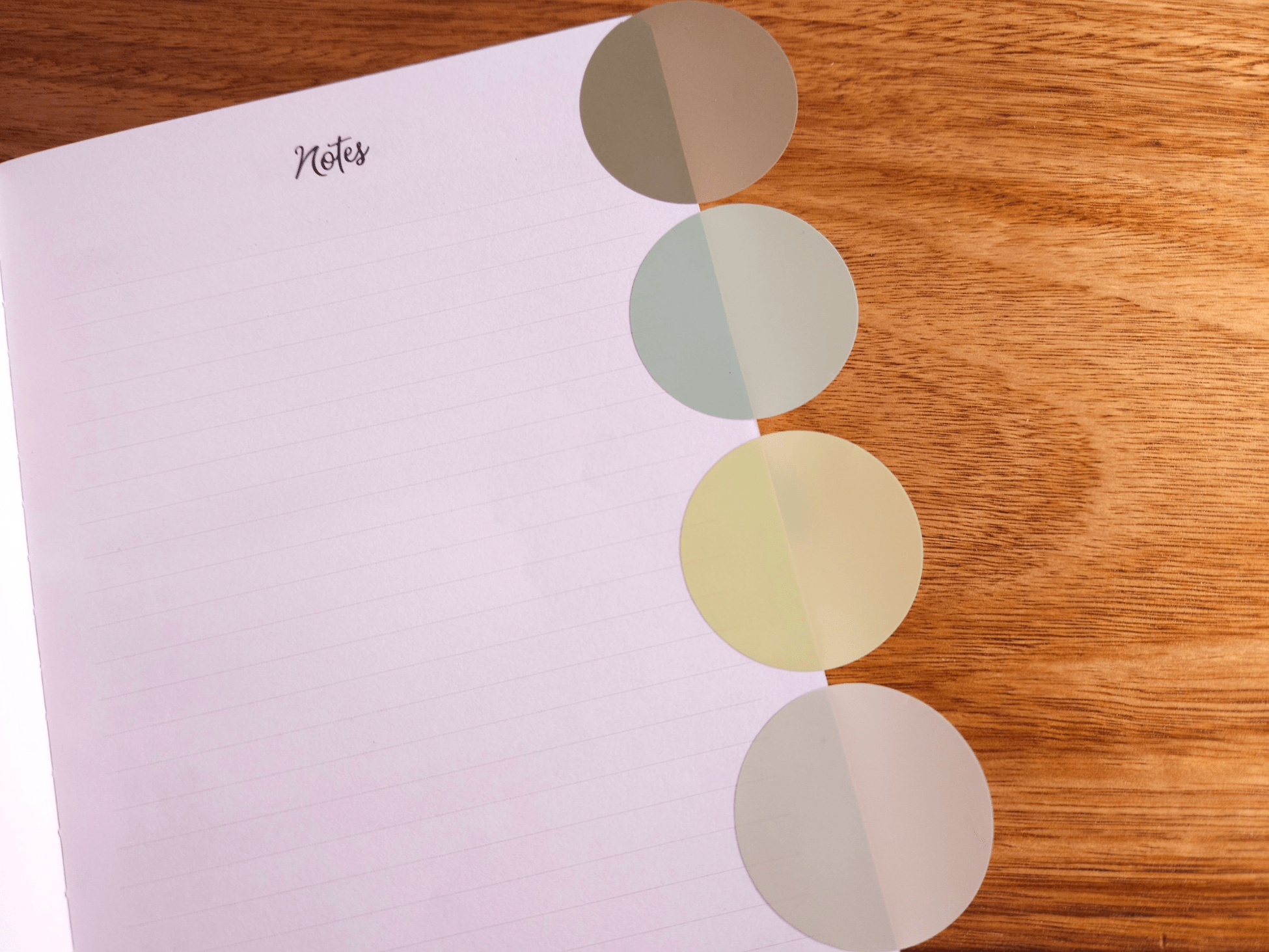 Translucent Sticky Notes - Round - Daily Orders