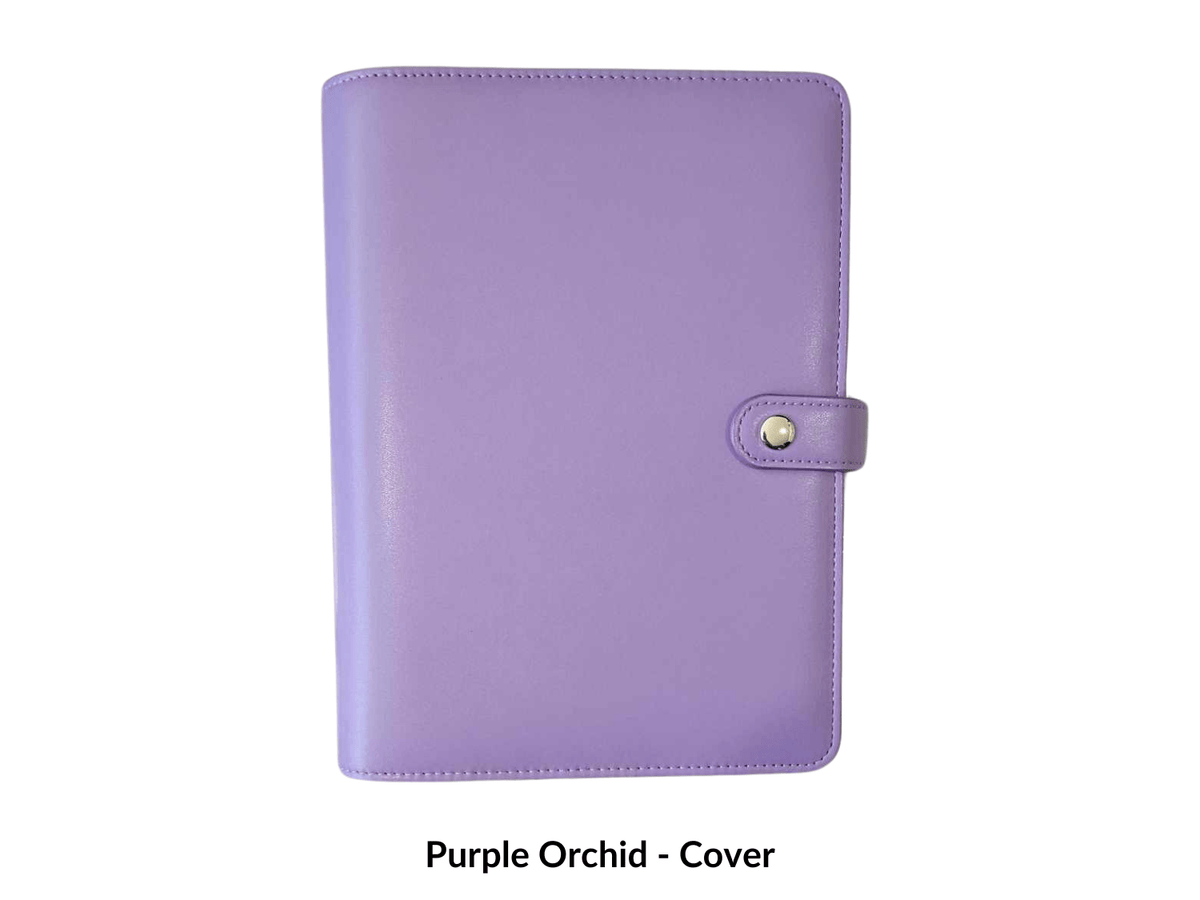 Planner Peace Notebooks &amp; Notepads Purple Orchid Calendar Year 2024 A5 NDIS Support Planner