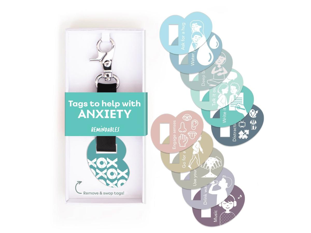Daily Orders Accessories Remindables Bag Tags - Anxiety Set (12 Tags)
