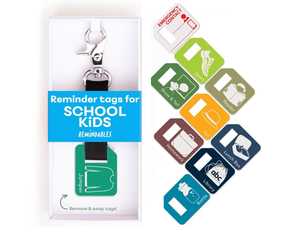 Remindables Accessories Remindables Bag Tags - School Set (10 Tags)